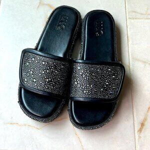 New Pewter Bling Sandals by Inc. Size 6-1/2 - NWT